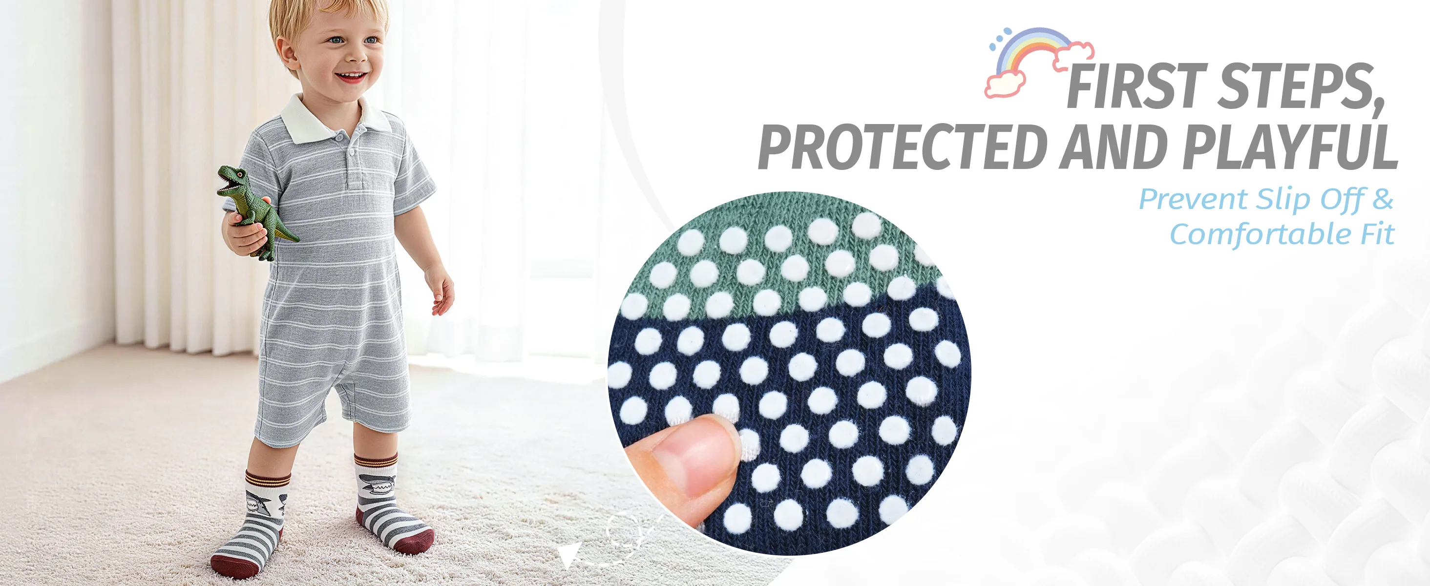 antsang kids non slip socks content 1